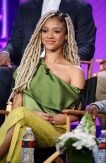 TIFFANY BOONE at The Chi Panel at TCA Winter Press Tour in Los Angeles 01/06/2018