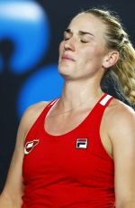 TIMEA BABOS at Australian Open Tennis Tournament in Melbourne 01/17/2018