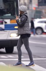 TINA FEY Out and About in New York 01/23/2018
