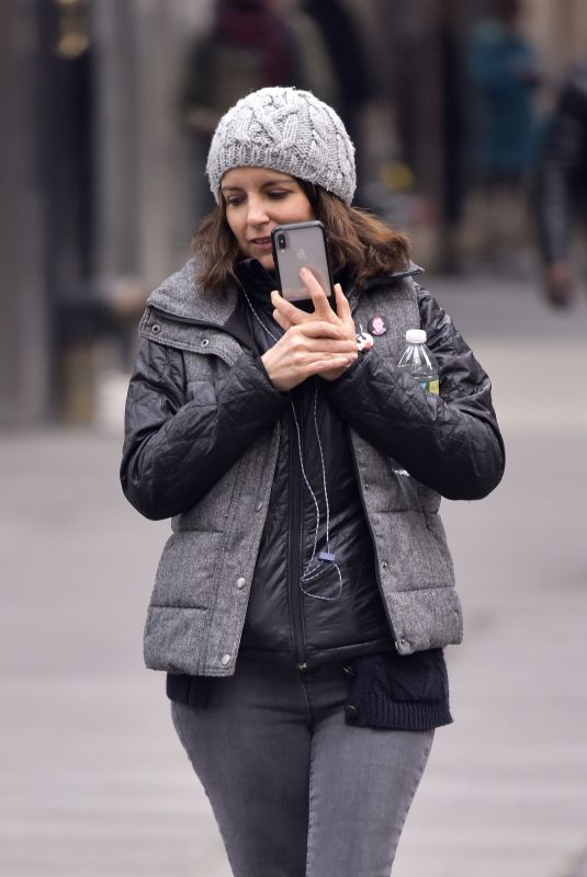 TINA FEY Out and About in New York 01/23/2018