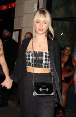 TINA STINNES and LOTTIE MOSS Leaves Tonteria Night Club in London 01/22/2018