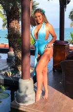 TYNE-LEXY CLARSON in Swimsuit on the Beach in Koh Samui 01/23/2018