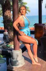 TYNE-LEXY CLARSON in Swimsuit on the Beach in Koh Samui 01/23/2018