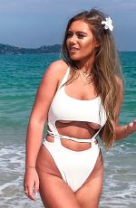TYNE-LEXY CLARSON in Swimsuit on the Beach in Thailand 01/21/2018