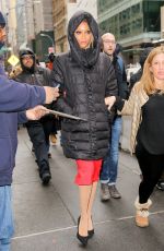 TYRA BANKS Arrives at Today Show in New York 01/08/2018