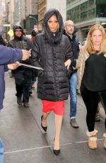 TYRA BANKS Arrives at Today Show in New York 01/08/2018