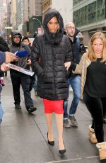 TYRA BANKS Arrives at Today Show in New York 01/08/2018
