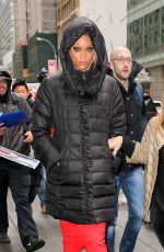 TYRA BANKS Arrives at Today Show in New York 01/08/2018
