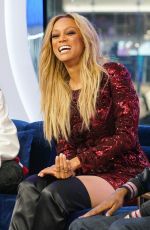 TYRA BANKS at MTV TRL in New York 01/09/2018
