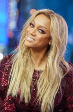 TYRA BANKS at MTV TRL in New York 01/09/2018
