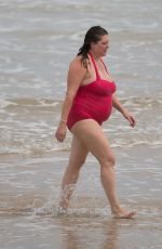 TZIPORAH MALKAH (KATE FISCHER) in Swimsuit on the Beach in South Australia 01/11/2018