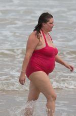 TZIPORAH MALKAH (KATE FISCHER) in Swimsuit on the Beach in South Australia 01/11/2018