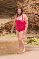 TZIPORAH MALKAH (KATE FISCHER) in Swimsuit on the Beach in South Australia 01/11/2018