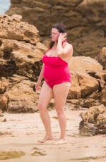 TZIPORAH MALKAH (KATE FISCHER) in Swimsuit on the Beach in South Australia 01/11/2018