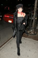 VANESSA HUDGENS Arrives at Bowery Hotel in New York 01/25/2018