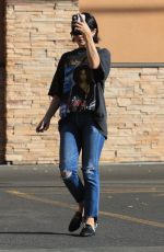 VANESSA HUDGENS Arrives at CVS Pharmacy in Studio City 01/05/2018