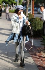 VANESSA HUDGENS at Nine Zero One Salon in West Hollywood 01/10/2018