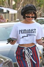 VANESSA HUDGENS Leaves Alfred