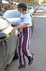 VANESSA HUDGENS Leaves Alfred
