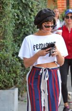 VANESSA HUDGENS Leaves Alfred