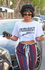 VANESSA HUDGENS Leaves Alfred