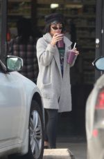 VANESSA HUDGENS Leaves Earthbar in Los Angeles 01/16/2018
