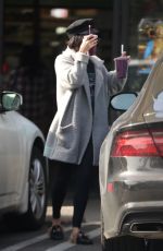 VANESSA HUDGENS Leaves Earthbar in Los Angeles 01/16/2018
