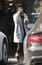 VANESSA HUDGENS Leaves Earthbar in Los Angeles 01/16/2018