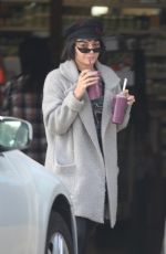 VANESSA HUDGENS Leaves Earthbar in Los Angeles 01/16/2018