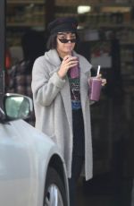 VANESSA HUDGENS Leaves Earthbar in Los Angeles 01/16/2018