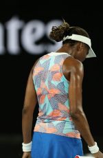 VENUS WILLIAMS at Australian Open Tennis Tournament in Melbourne 01/15/2018