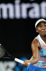 VENUS WILLIAMS at Australian Open Tennis Tournament in Melbourne 01/15/2018