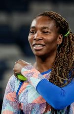 VENUS WILLIAMS at Practice Session at Australian Open Tennis Tournament in Melbourne 01/14/2018