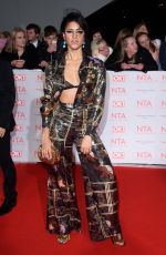 VICK HOPE at National Television Awards in London 01/23/2018