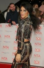 VICK HOPE at National Television Awards in London 01/23/2018