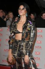 VICK HOPE at National Television Awards in London 01/23/2018