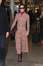 VICTORIA BECKHAM Arrives in Paris 01/17/2018