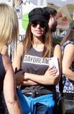 VICTORIA JUSTICE at Farmers Market in Studio City 01/14/2018
