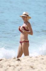 VICTORIA SILVSTEDT in Bikini on the Beach in St Barts 01/02/2018