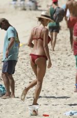 VICTORIA SILVSTEDT in Bikini on the Beach in St Barts 01/02/2018