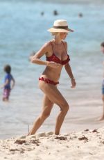 VICTORIA SILVSTEDT in Bikini on the Beach in St Barts 01/02/2018