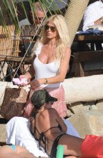 VICTORIA SILVSTEDT Out for Lunch at Shelona in St Barts 01/03/2018