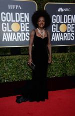 VIOLA DAVIS at 75th Annual Golden Globe Awards in Beverly Hills 01/07/2018