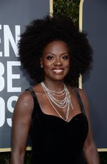VIOLA DAVIS at 75th Annual Golden Globe Awards in Beverly Hills 01/07/2018