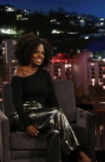 VIOLA DAVIS at Jimmy Kimmel Live 01/25/2018