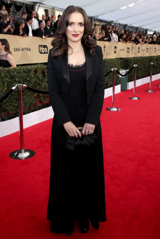 WINONA RYDER at Screen Actors Guild Awards 2018 in Los Angeles 01/21/2018