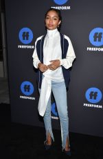 YARA SHAHIDI at 2018 Freeform Summit in Hollywood 01/18/2018