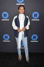 YARA SHAHIDI at 2018 Freeform Summit in Hollywood 01/18/2018
