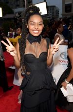 YARA SHAHIDI at 49th Naacp Image Awards in Pasadena 01/14/2018