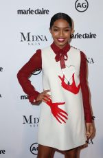 YARA SHAHIDI at Marie Claire Image Makers Awards in Los Angeles 01/11/2018